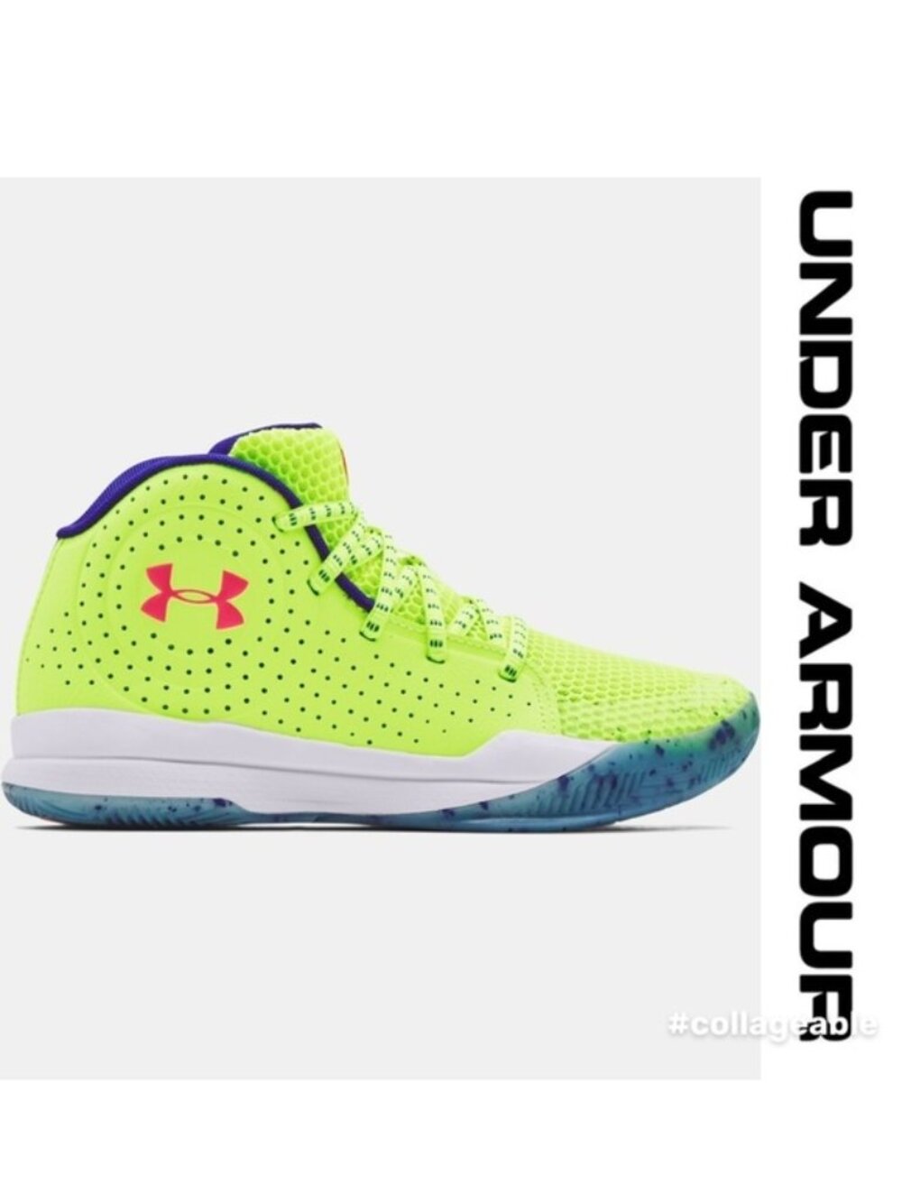 Under Armour | Youth Jet Splash Basketball Shoes | Size 6.5Y